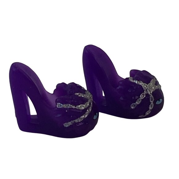Monster High Spectra Voldergeist Dead Tired Purple Slippers Shoes 2013 - Picture 3 of 5